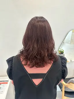 【🇰🇷韓国美髪コース💗】カット＋艶感ナチュラルカラー🌿＋韓国発コモレビTR+浸透スチーム付🫧