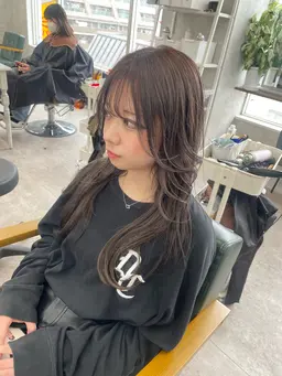 🌈ブリーチなしでもお洒落で透明感がある色に🧡ブリーチなしダブルカラー✨