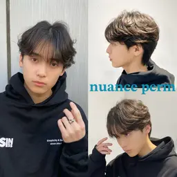 【✂️平日限定✂️】ニュアンスパーマ＋カット　¥6500