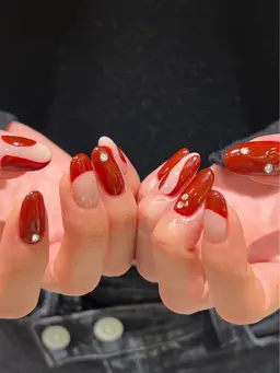 【nuance nail🌀🪄💫】アートネイル10本🕊️※オフなし