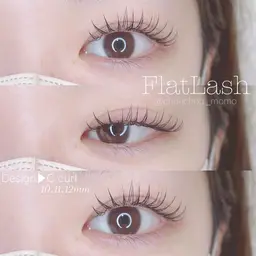 初めてのご来店の方限定🎀フラットラッシュ100本(コーティング、オフ込み)