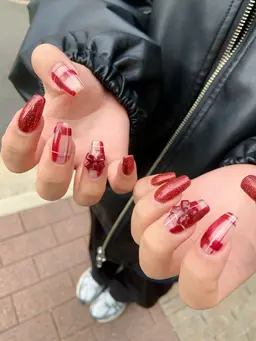 \早い者勝ち!期間限定♡OFFあり/10本長さだし+持ち込みデザイン10本