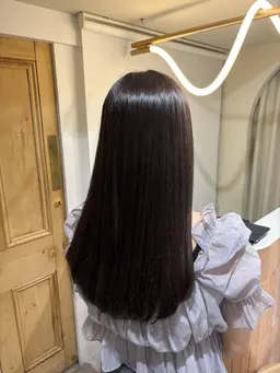 【💍透明感カラー💍】ダメージ減カラー＋髪質改善トリートメント✨＋コテ仕上げ   池袋/高品質カラー/髪質改善
