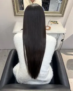 🐬 cut ＋ straight perm 🐬