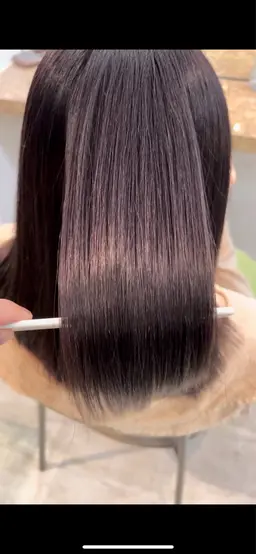 new view color（髪質改善）ダブルカラー🩵（内部補修トリートメント付✨）