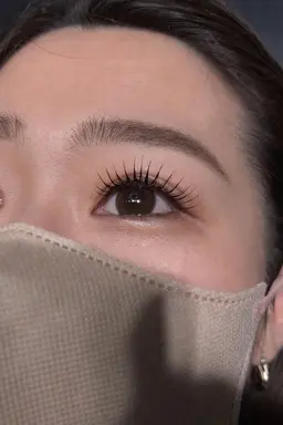 【2回目以降リピーター様♻️】根元立ち上げまつげパーマ(束感コーティング込み)💚