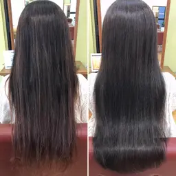 18%off✨何度でも利用可✨透明感カラー＋似合わせカット＋Aujua 髪質改善tr◆¥19800⇨¥16500◆