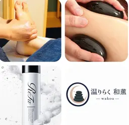 【Google口コミモニター】選べる若石足つぼ70分（温石 or 炭酸リセット）