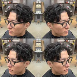 🔥カッコよくなりたい方🔥🌀スパイラルパーマ🌀【1日1人限定】メンズカット➕パーマ➕髪質改善内部トリートメント✨