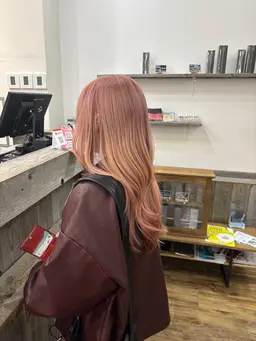 ミディアム限定✨カット+ブリーチ+カラー