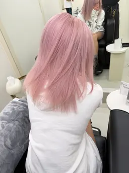 処理剤付ブリーチ×ケラチンオンカラー