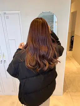 🧡コテ巻き風パーマ🧡朝スタイリングなしで可愛いデジタルパーマです！