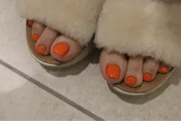 【FOOT】オフ有りジェルワンカラー⭐︎フットバス付き/¥4400