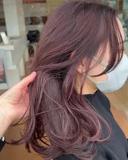 40.50代レディースモデルカット✂️➕白髪染め🖤💭→￥3850