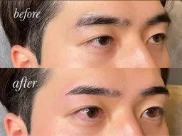 ※Jrスタイリストが担当※メンズ眉ワックス➕アイブロウパーマ（毛抜き、カット込み）