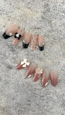 初回ソフトジェル付け替えオフ無料✨SNSでも話題ワンホンネイル💅