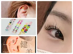 韓ドルまつ毛パーマ+「耳ツボジュエリー10粒」¥5,990