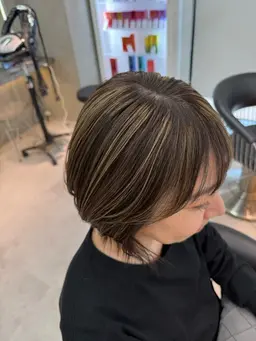 📍2月限定【🌿伸びてくる白髪を目立ちにくく🌿】白髪ぼかしカラー＋似合わせカット＋3stepトリートメント