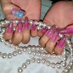 長さだし10本付ワンカラーorラメグラ🌟オフ＋￥800 初回オフ無料💖