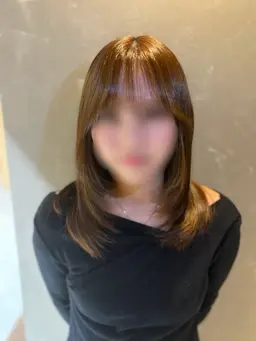 巻かなくても決まる✨顔まわりレイヤーカット※カット後にヘアスタイルを何枚か撮影させていただきます🙇‍♂️