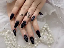 平日限定チップ長さだしラメグラデ/マグネットネイル/フラシュネイル9200円週末祝日10500