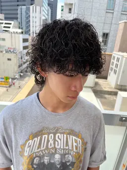 【メンズ限定】カット+波巻きスパイラルパーマ🎧