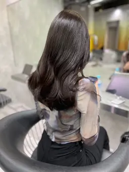 🫧【透ける艶カラー】透明感ツヤカラー＋クイックトリートメント