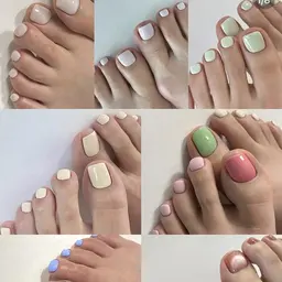 🌈🐬フットワンカラーofラメグラー