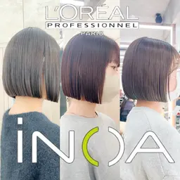 【髪質改善イノアカラー】似合わせカット＋カラー＋プレミアムトリートメント🌷[立川/ボブ/髪質改善]🩷