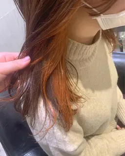 🌿ご新規様限定🌿インナーorイヤリングカラー(1ブリーチ＋フルカラー)＋濃厚トリートメント