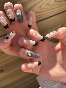 長さ出し(チップ)+デザイン