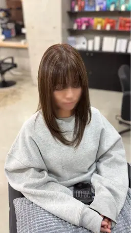 白髪ぼかしハイライトカラー