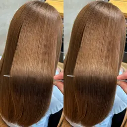 【髪質改善✨】縮毛矯正＋艶カラー+艶トリートメント ¥31000