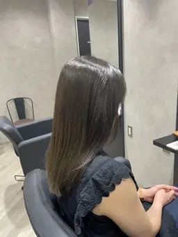 🔥透明感ブリーチ無し暖色カラー🔥