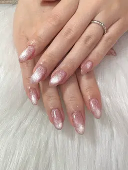 【Hand】うるうる♪マグネットネイル💜ご新規様オフ無料¥4,000→¥2,900