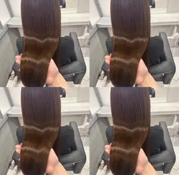 🔹プチ髪質改善🔹前髪顔周りカット➕ケアカラー《前処理付き》 ➕超音波2stepトリートメント【艶髪/美髪/韓国ヘア】