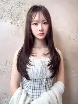 【4月限定❤️‍🔥】トレンドレイヤーカット✂️✨＋透明感カラー🌷＋内部補修トリートメント🌸