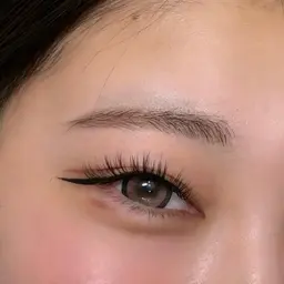 つけまつげ仕上がり👁️✨LEDダブルフラット120束まで🫧（⚠️オフは別料金となります）