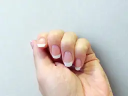 ◆練習モデル◆パラジェル フレンチ(オフなし)