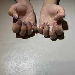 ジェルネイル▽10 本アート