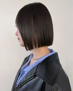 切りっぱなしボブ