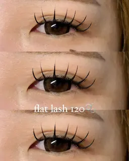 🤍本日限定🤍LEDマツエク120本(フラットラッシュ・カラーエクステ変更・束感お仕上げクリアコーティング付き✨)