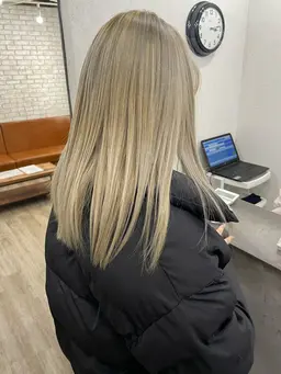 💙No1人気🩵ミルクティーベージュカラー🥛ブリーチ込み🩵💙