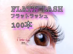 【フラットラッシュ】100本¥4,000(オフ込)🎀カールの種類(J/C/D)💛太さ(0.15)💛長さ(7~14)