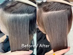 🆕話題沸騰中🆕❣️白髪染めは使わない時代へ❣️白髪ぼかし〖リュクスカラー＋カット〗(ハイライトも追加🆗)