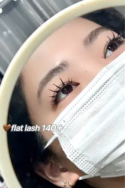 🌙🐈‍⬛フラットラッシュ🩶80​〜​100本【オフ込み】➕アイシャンプー/トリートメント