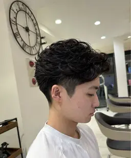 【メンズ人気No.1】カット💇‍♂️✖️パーマ🌀【セットが苦手な方にもオススメ‼️毎朝の時短セット】