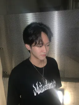 メンズカット+シャンプー、ブロー