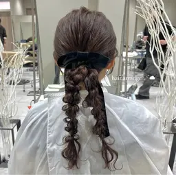 大切な日のヘアセット🌬🩶