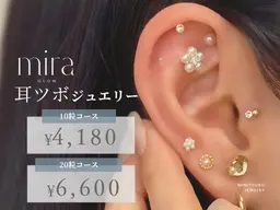 【ミニモ限定価格】ꫛꫀꪝ✧‧˚耳ツボ💎ジュエリー10粒（片耳5粒ずつ）